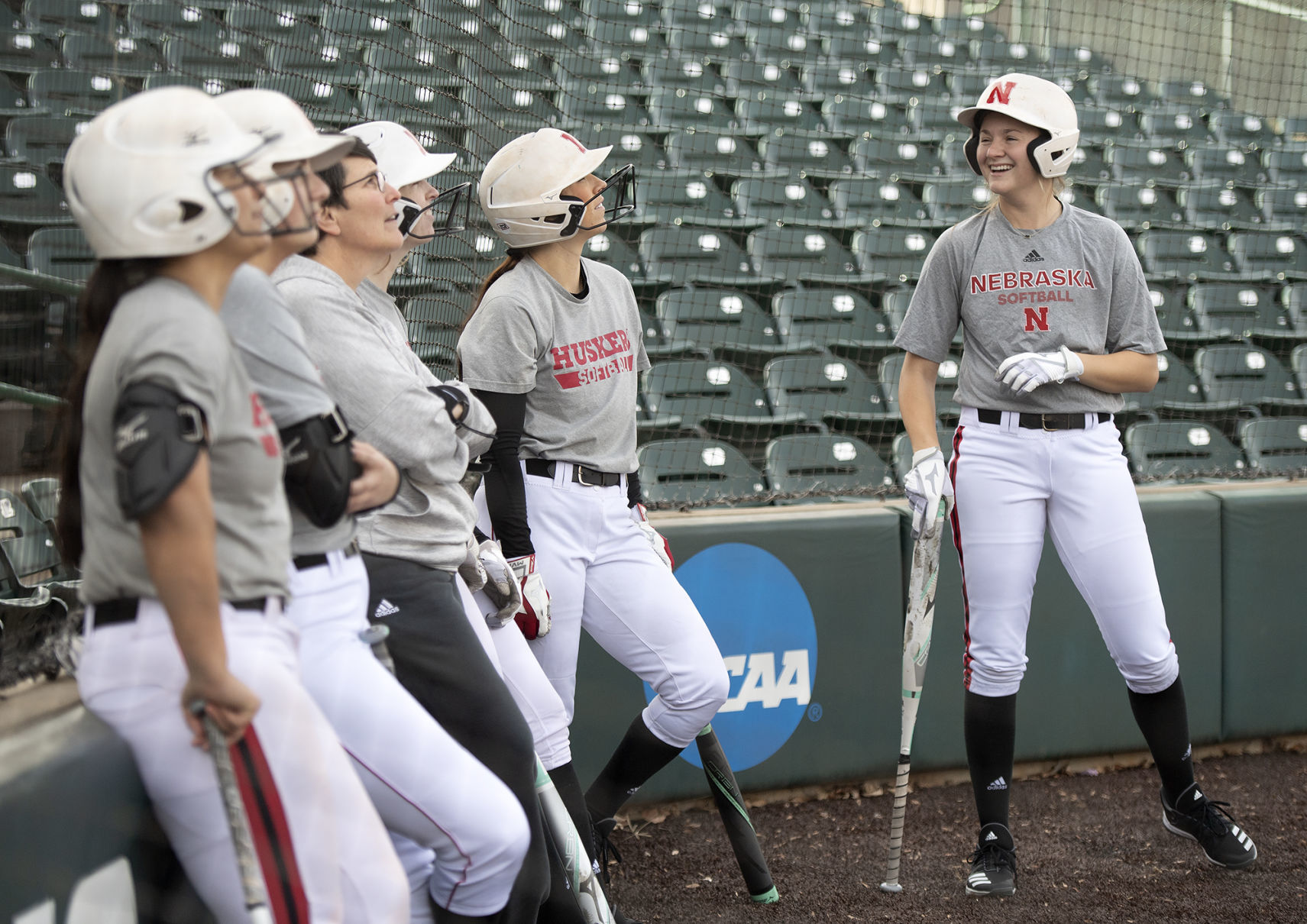 Nebraska softball practice